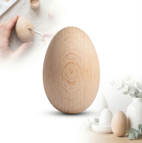 Uovo legno decoupage - uovo, uova