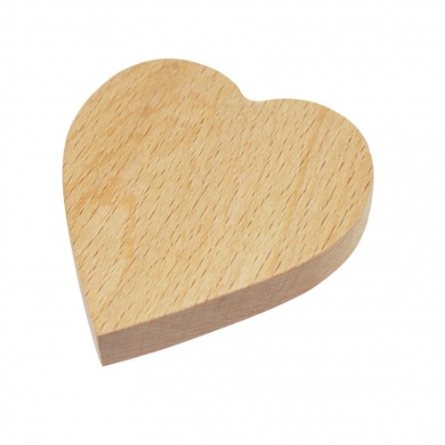 Cuore piatto legno - in,