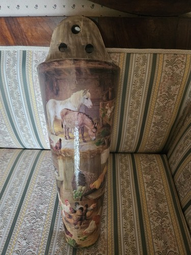 Porta fiori parete - in, legno