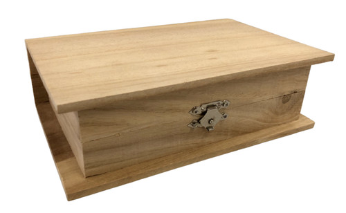 Scatola libro legno balsa - libro,