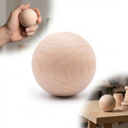Sfera legno faggio 5 - sfera, faggio,