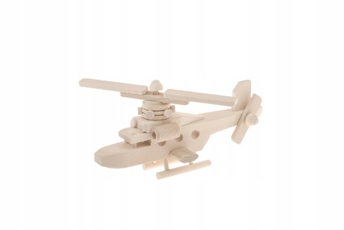 Elicottero legno decoupage - elicottero,