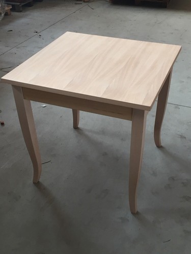 Tavolo 80x80 fisso legno - 80x80,