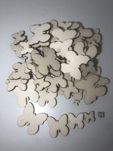 Pezzi farfalla legno - in,
