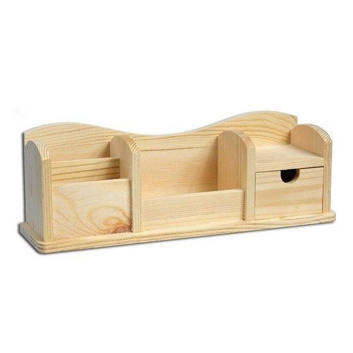 Portapenne organizer legno - portapenne,