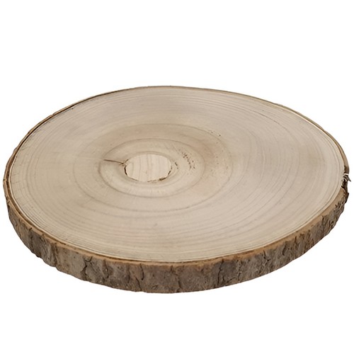 Tronco rotondo fetta base - , in
