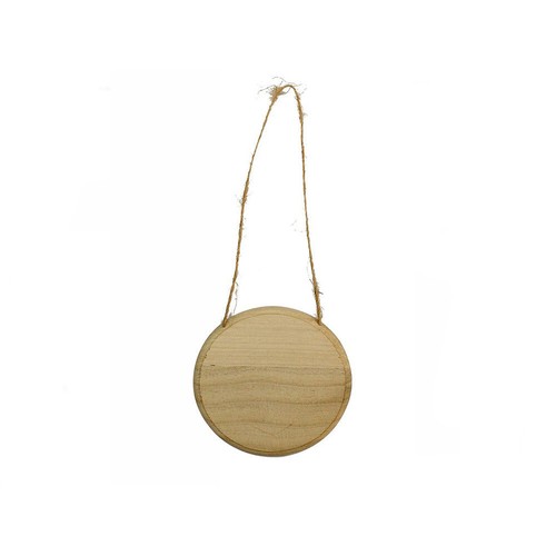 Targhetta legno tonda - 2,