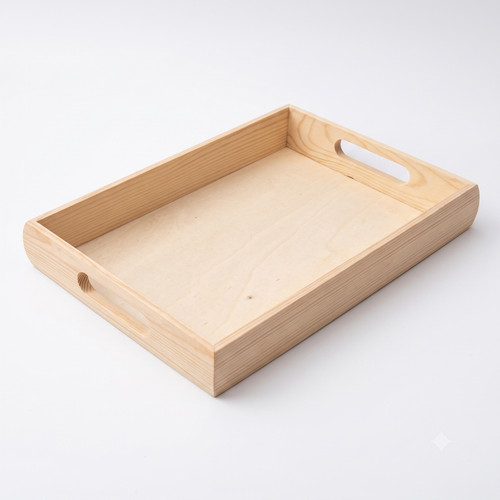 Vassoio legno naturale - naturale, con