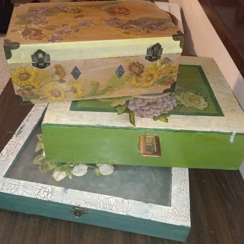 Set scatole legno - 3,
